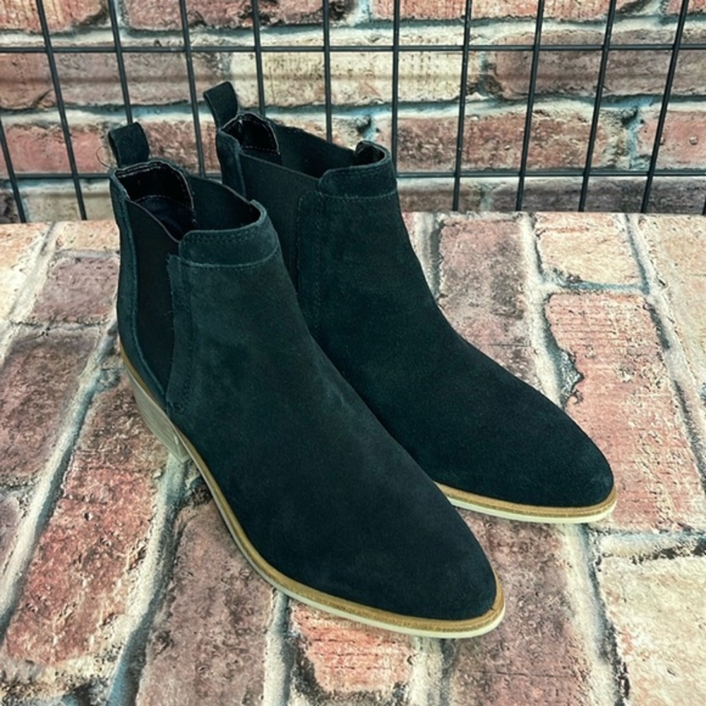 Crevo short boots Blake suede genuine leather womens size 7.5